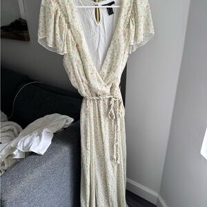 Floral Wrap Jumpsuit